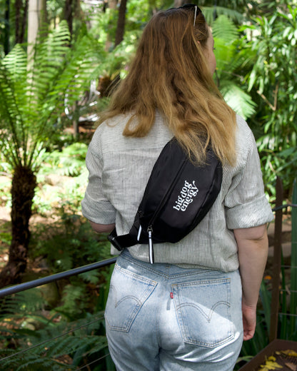 Girl wearing a bumbag