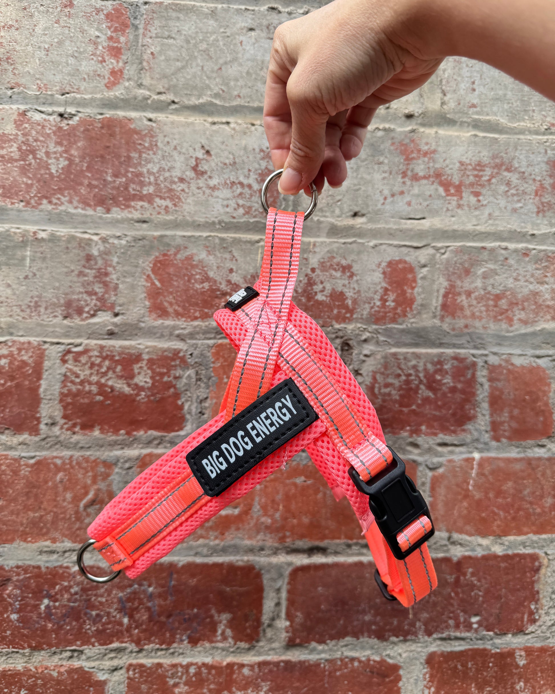 Dog harness light pink