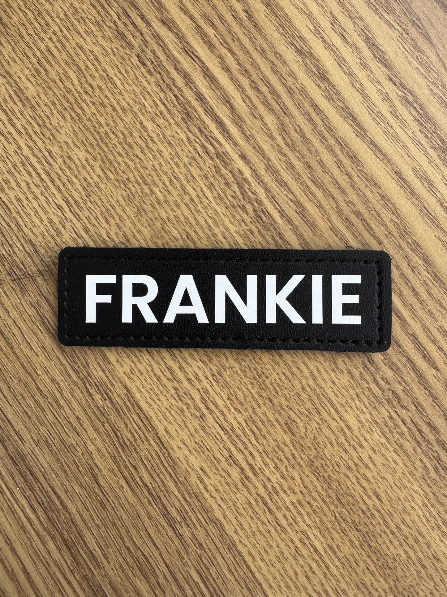 Personalised harness name tag