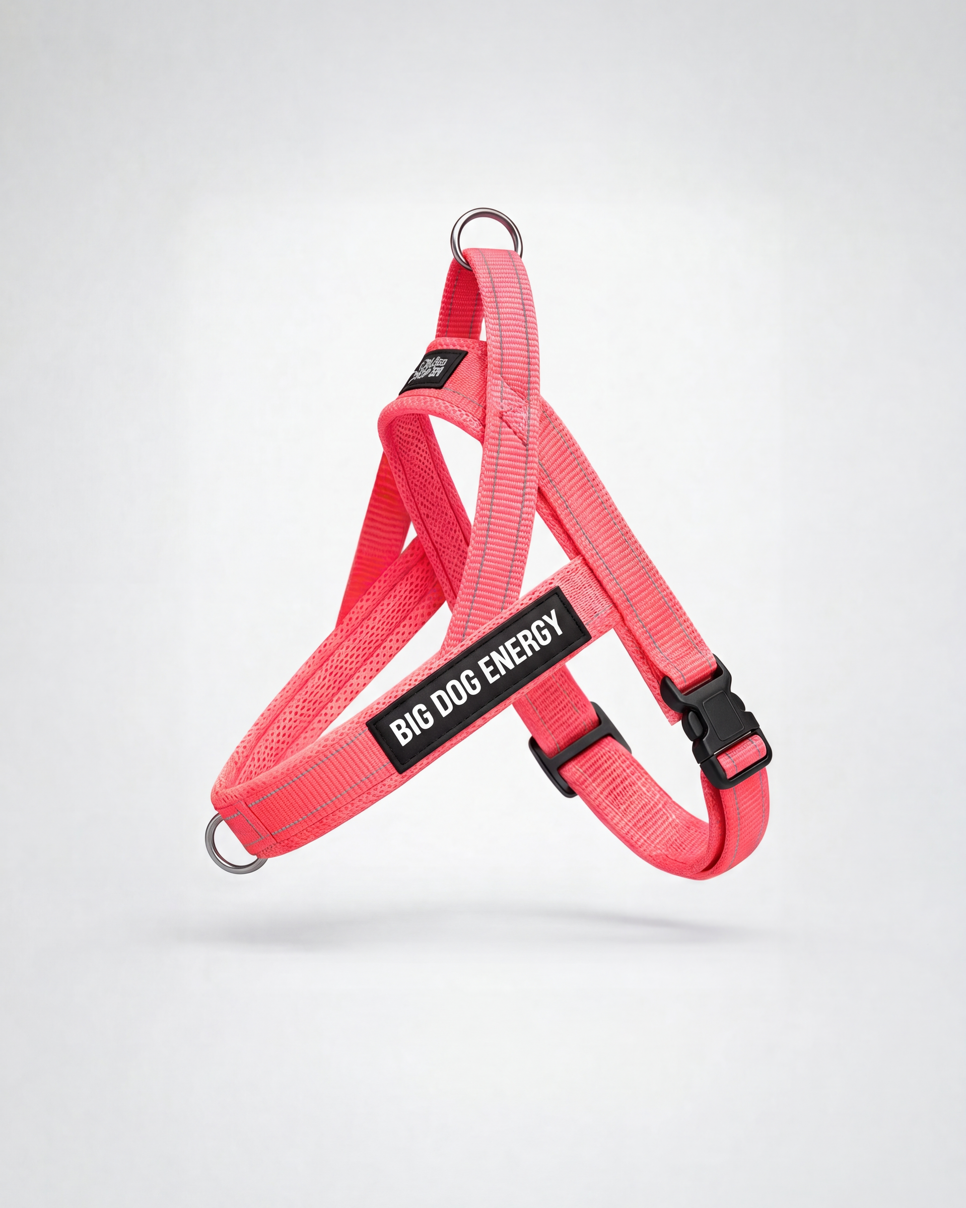 Light pink dog harness